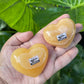 Orange Onyx Heart