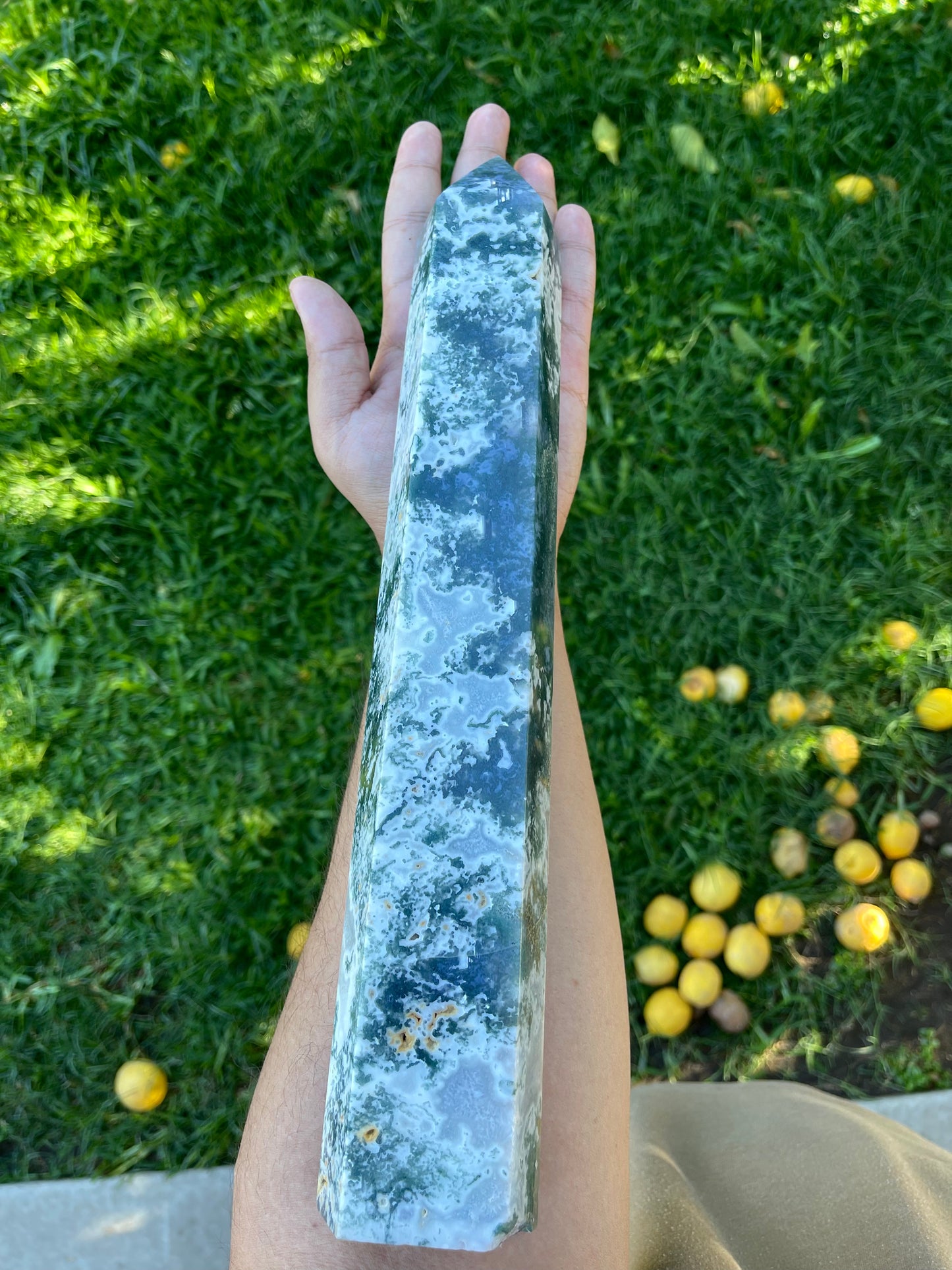 Moss Agate Tower XXL